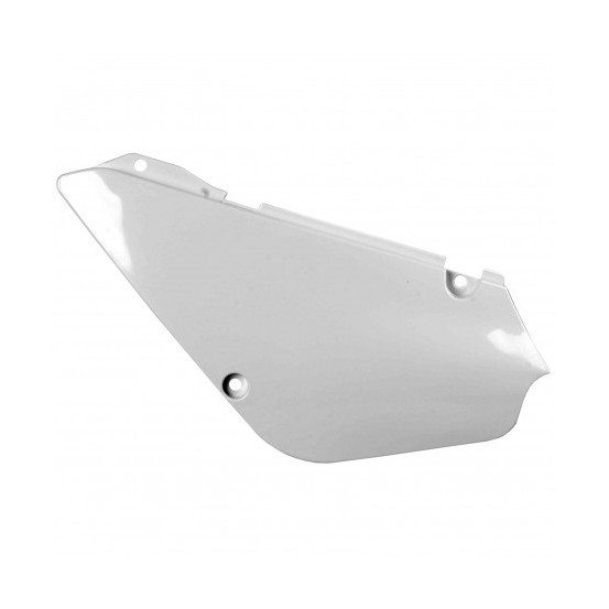 Plaques latérales - Blanc - POLISPORT Suzuki 85 RM 2002