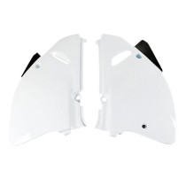 Plaques latérales - Blanc - POLISPORT Suzuki 125 250 RM 1993