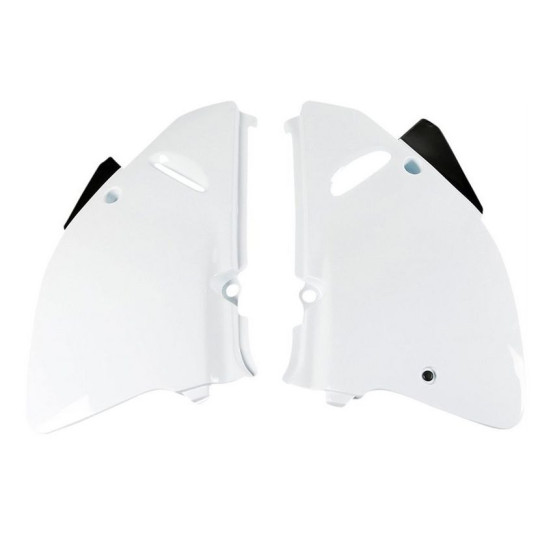 Plaques latérales - Blanc - POLISPORT Suzuki 125 250 RM 1993