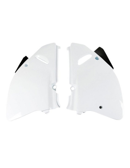 Plaques latérales - Blanc - POLISPORT Suzuki 125 250 RM 1993