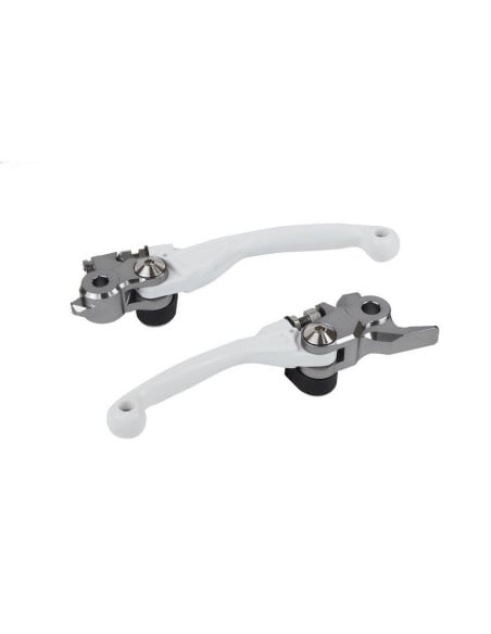 Jeu de leviers - Blanc - POLISPORT Pivot Incassable APT Honda 125 250 CR 2004-2007