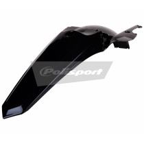 Garde boue arrière - Noir - POLISPORT Yamaha 250 YZ-F 2014-2018 / 450 YZ-F 2017-2017