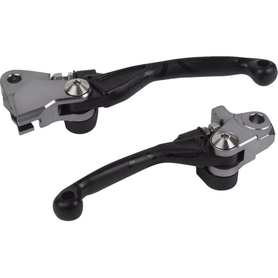 Jeu de leviers - Noir - POLISPORT Pivot Incassable APT Kawasaki 250 450 KXF 2005-2012