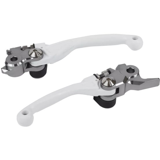 Jeu de leviers - Blanc - POLISPORT Pivot Incassable APT Suzuki 250 450 RM-Z 2005-2023