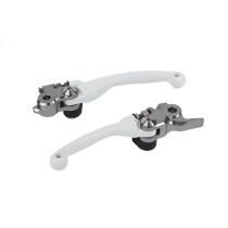 Jeu de leviers - Blanc - POLISPORT Pivot Incassable APT Kawasaki 250 450 KXF 2013-2017