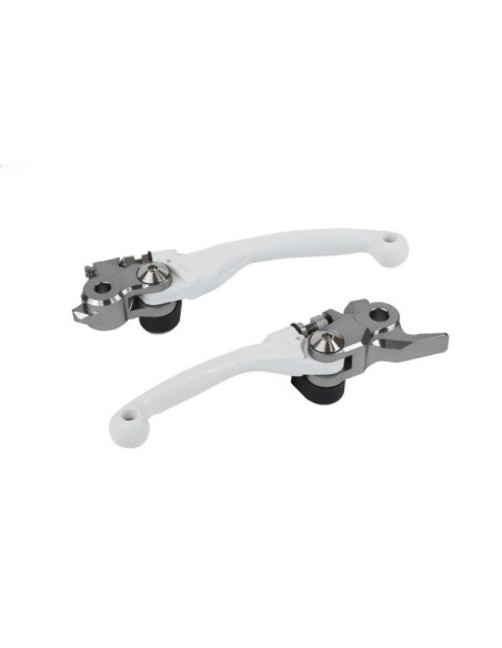 Jeu de leviers - Blanc - POLISPORT Pivot Incassable APT Kawasaki 250 450 KXF 2013-2017