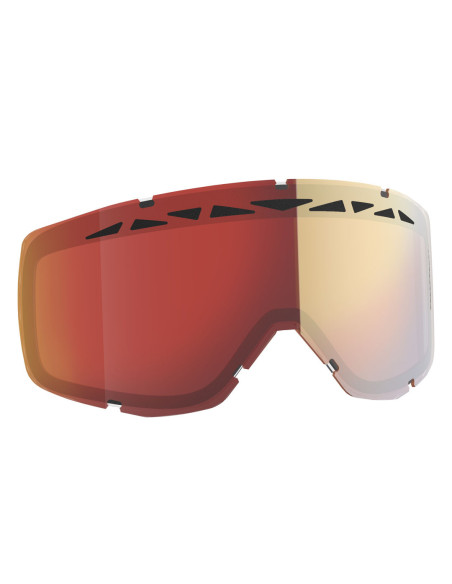Double écran Scott SMB Primal/Hustle/Tyrant/Split ACS - Iridium Rouge