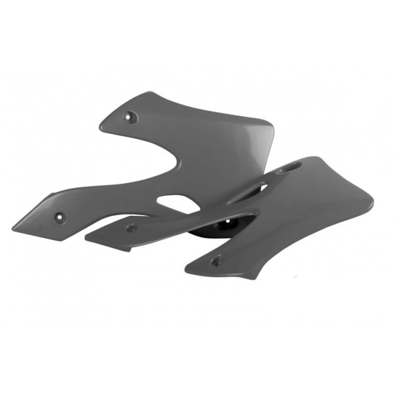 Ouïes de radiateur - Gris - POLISPORT Kawasaki 125 250 KX 1999-2002