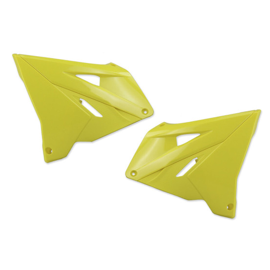 Ouïes de radiateur Restylé - Jaune - POLISPORT Suzuki 125 250 RM 2001-2008 2019