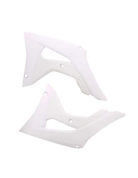 Ouïes de radiateurs - Blanc - POLISPORT HONDA 250 CRF 2018 / 450 CRF-R 2017-2018