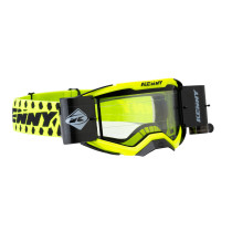 Masque cross Kenny Performance Level 4 Roll off - Jaune Fluo