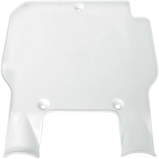 Plaque avant - Blanc - POLISPORT Kawasaki 125 250 500 KX 1989-1995