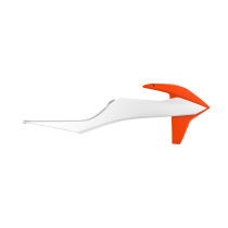 Ouïes de radiateur - Orange Blanc - POLISPORT KTM SX SX-F 2019-2022