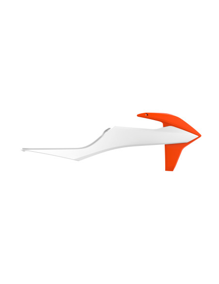 Ouïes de radiateur - Orange Blanc - POLISPORT KTM SX SX-F 2019-2022