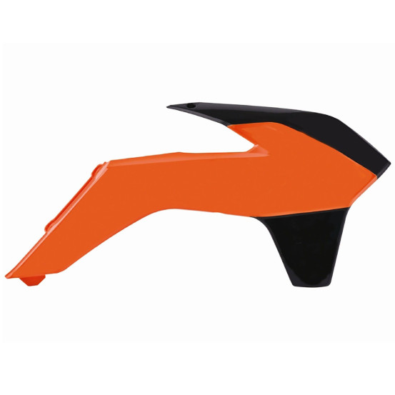 Ouïes de radiateur - Orange Noir - POLISPORT KTM SX SX-F 2013-2015 / EXC EXC-F 2014-2016