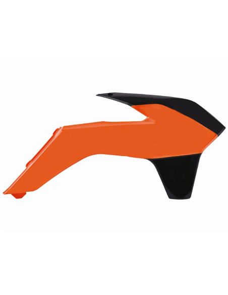 Ouïes de radiateur - Orange Noir - POLISPORT KTM SX SX-F 2013-2015 / EXC EXC-F 2014-2016