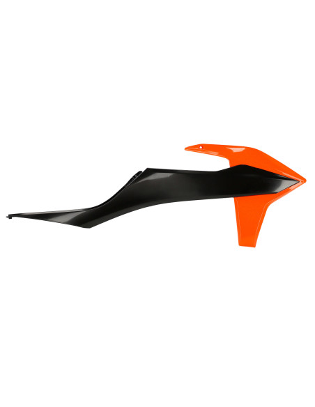 Ouïes de radiateur - Orange Noir - POLISPORT KTM SX SX-F 2019-2022 / EXC EXC-F 2020-2023