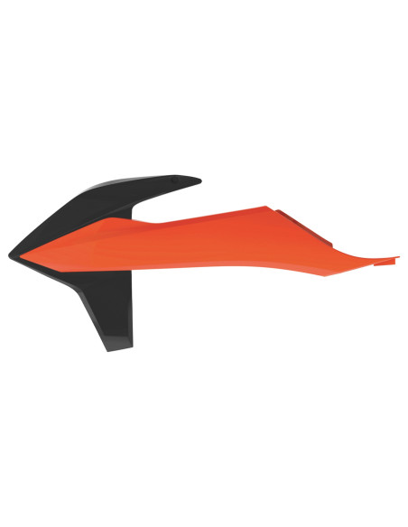 Ouïes de radiateur - Orange Noir - POLISPORT KTM SX SX-F 2019-2022 / EXC EXC-F 2020-2023