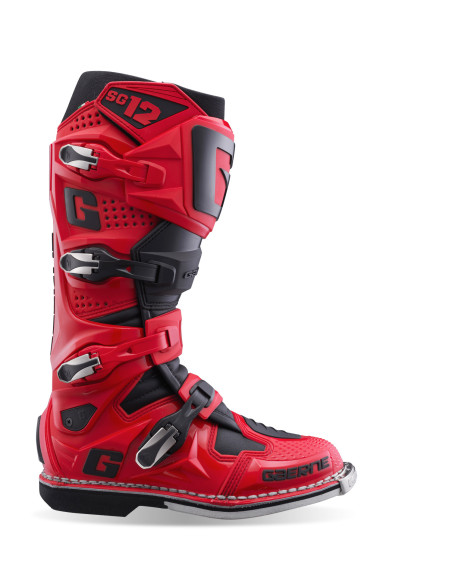 Bottes cross Gaerne SG12 - Rouge Noir