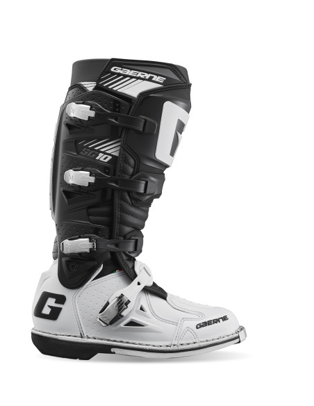 Bottes cross Gaerne SG10 - Blanc Noir