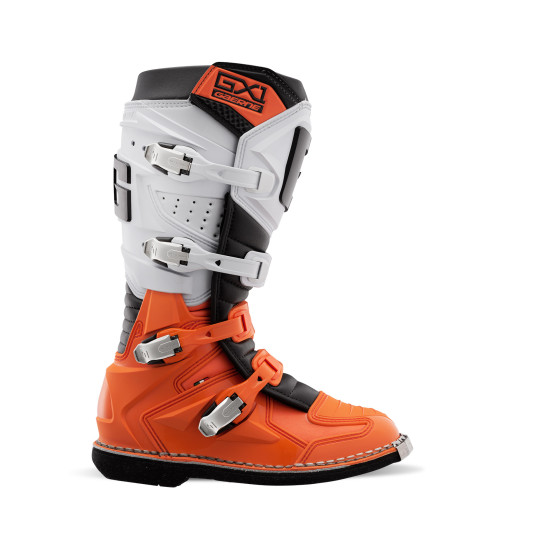 Bottes cross Gaerne GX1 - Orange Blanc