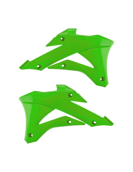 Ouïes de radiateur - Vert - POLISPORT Kawasaki 85 KX 2022