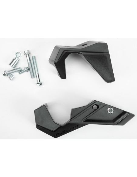 Protections de bas de fourche - Noir - POLISPORT Kawasaki 450 KXF 2019-2026 / 250 KXF 2020-2026