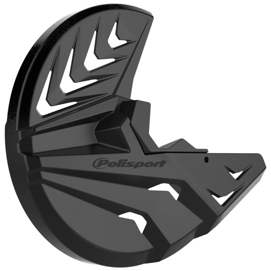 Protection de bas de fourche / disque avant - Noir- POLISPORT Kawasaki 250 450 KXF 2019