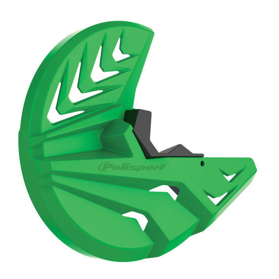 Protection de bas de fourche / disque avant - Vert - POLISPORT Kawasaki 250 450 KXF 2019