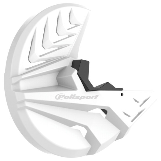 Protection de bas de fourche + disque - Blanc - POLISPORT Beta RR 2019-2021