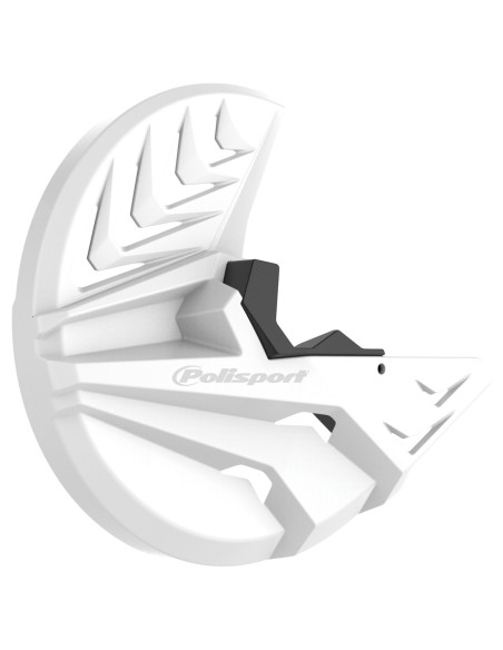 Protection de bas de fourche + disque - Blanc - POLISPORT Beta RR 2019-2021