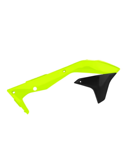 Ouïes de radiateur - Jaune Fluo - POLISPORT Kawasaki 450 KXF 2016-2018