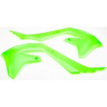 Ouies de radiateur - Vert - POLISPORT citron Kawasaki 450 KXF 2019