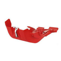 Sabot - Bleu Rouge - POLISPORT Fortress avec protection de bielette Honda 450 CRF-R 2021
