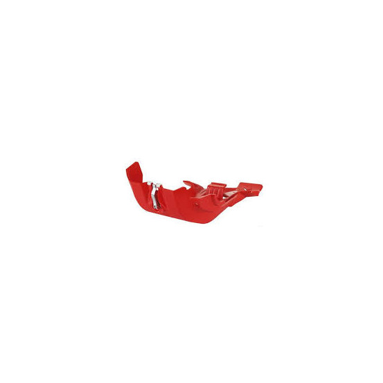 Sabot - Bleu Rouge - POLISPORT Fortress avec protection de bielette Honda 450 CRF-R 2021