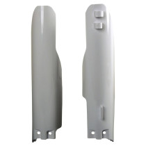 Protections de fourche - Blanc - POLISPORT SUZUKI 125/250 RM 2001-2006