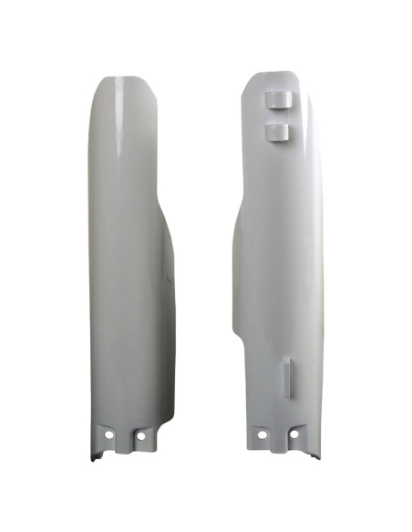 Protections de fourche - Blanc - POLISPORT SUZUKI 125/250 RM 2001-2006