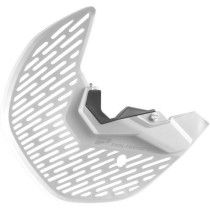 Protections de disque / de pieds de fourche - Blanc - POLISPORT KTM EXC EXF 2015-2026 Husqvarna TE FE 2016-2026 Sherco 300 SE..