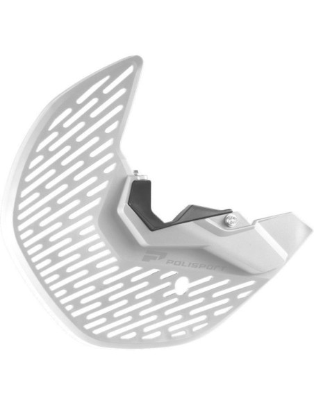 Protections de disque / de pieds de fourche - Blanc - POLISPORT KTM EXC EXF 2015-2026 Husqvarna TE FE 2016-2026 Sherco 300 SE..