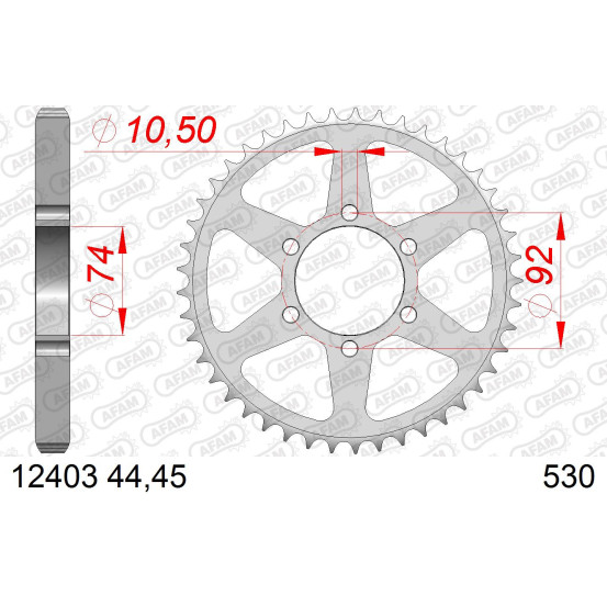 Couronne Acier AFAM 12403