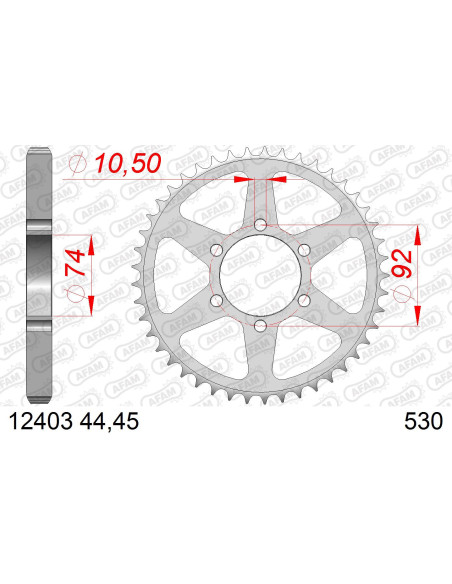 Couronne Acier AFAM 12403