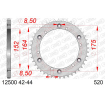 Couronne Acier AFAM 12500