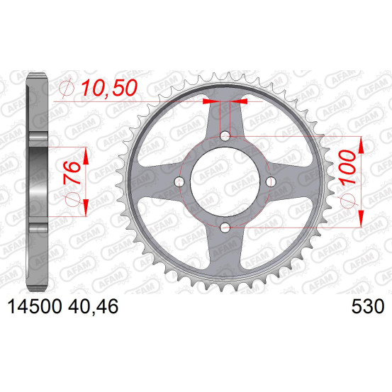 Couronne Acier AFAM 14500