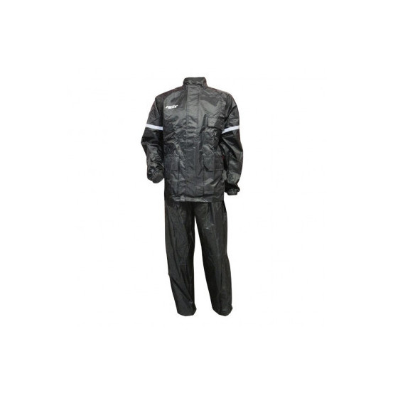 Tenue de pluie moto / scooter ADX - ECO noir (pack veste + pantalon)