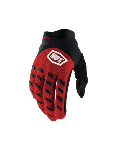 Gants cross 100% Airmatic - Rouge Noir