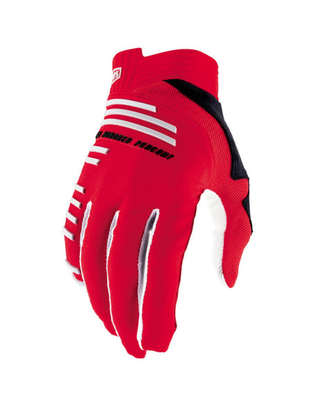 Gants cross 100% R-Core Rouge