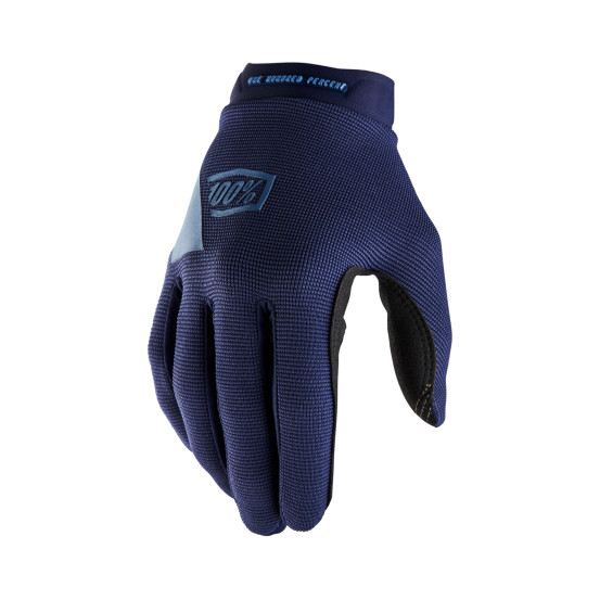 Gants cross 100% Ridecamp - Bleu marine