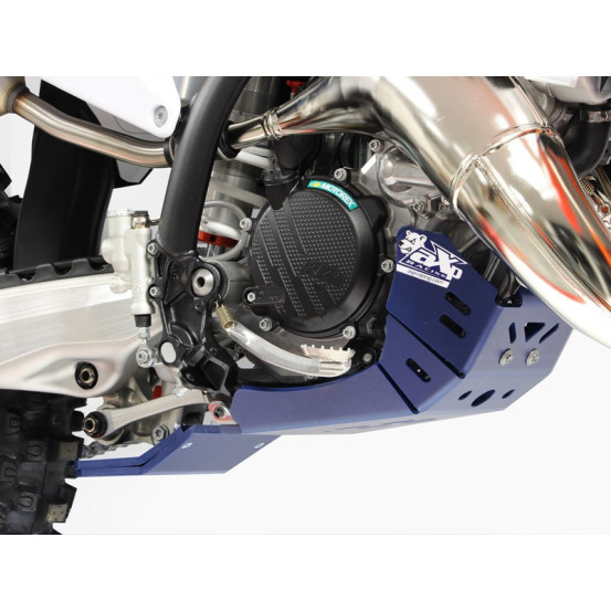 Sabot AXP HUSQVARNA 125 TC 125 2023 - 2024 Bleu avec protection de biellette