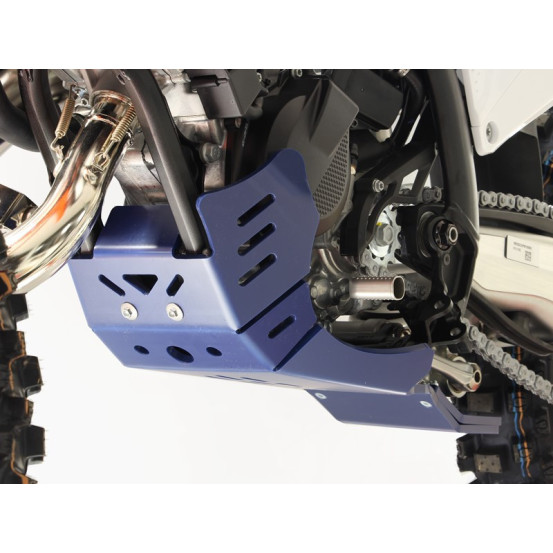 Sabot AXP HUSQVARNA 125 TC 125 2023 - 2024 Bleu avec protection de biellette
