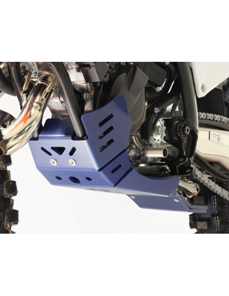 Sabot AXP HUSQVARNA 125 TC 125 2023 - 2024 Bleu avec protection de biellette